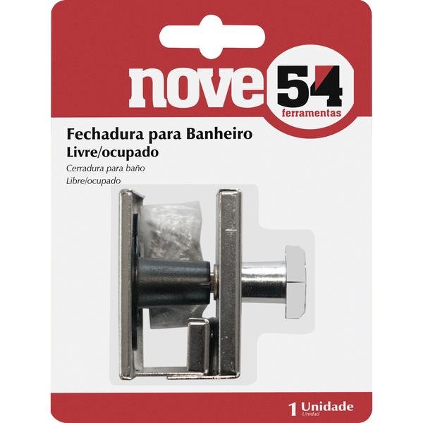 Fechadura para banheiro livre/ocupado 954 NOVE54-3263000300 - Imagem
