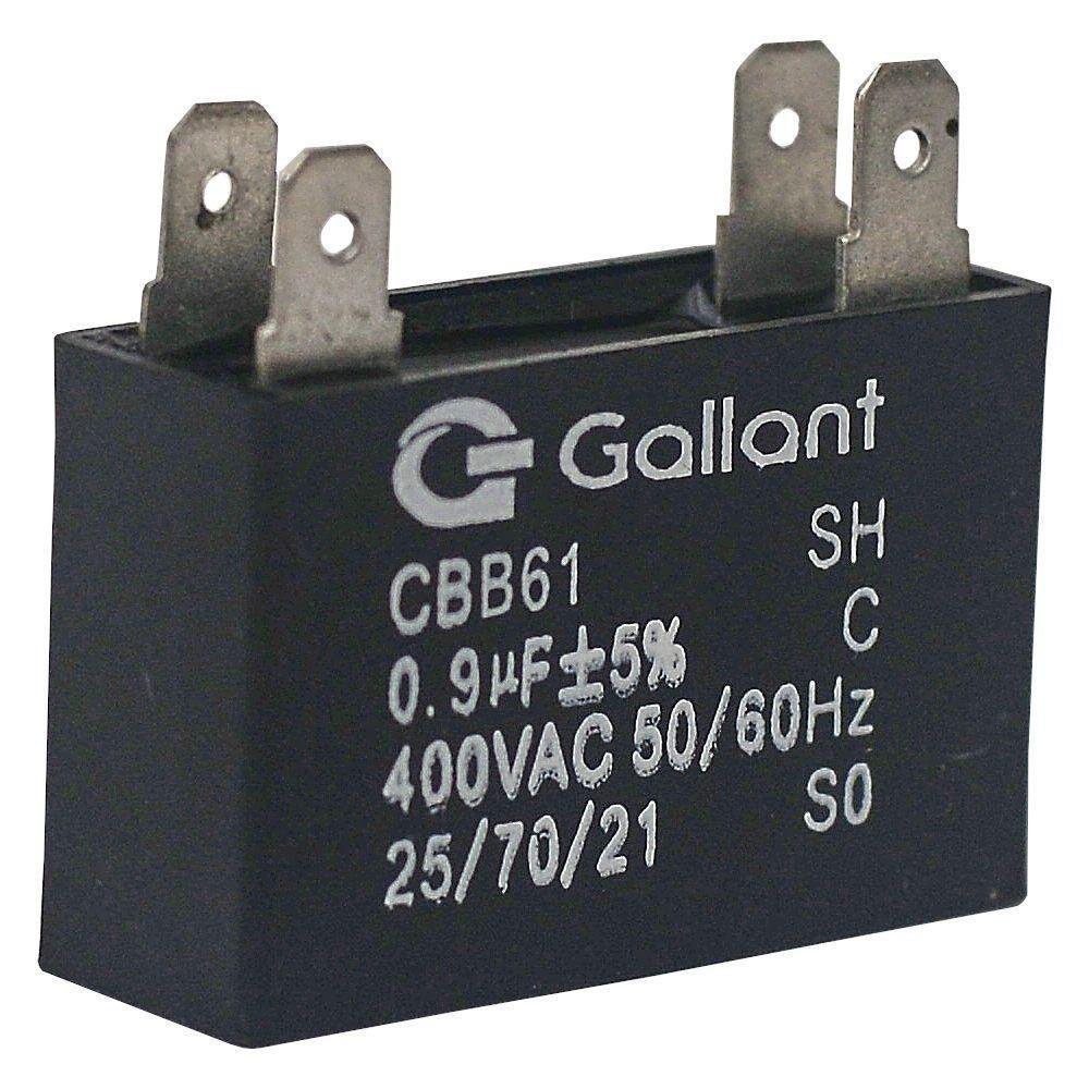 Capacitor CBB61 Gallant 09MF -5 400VAC GCP09S00A-PT400