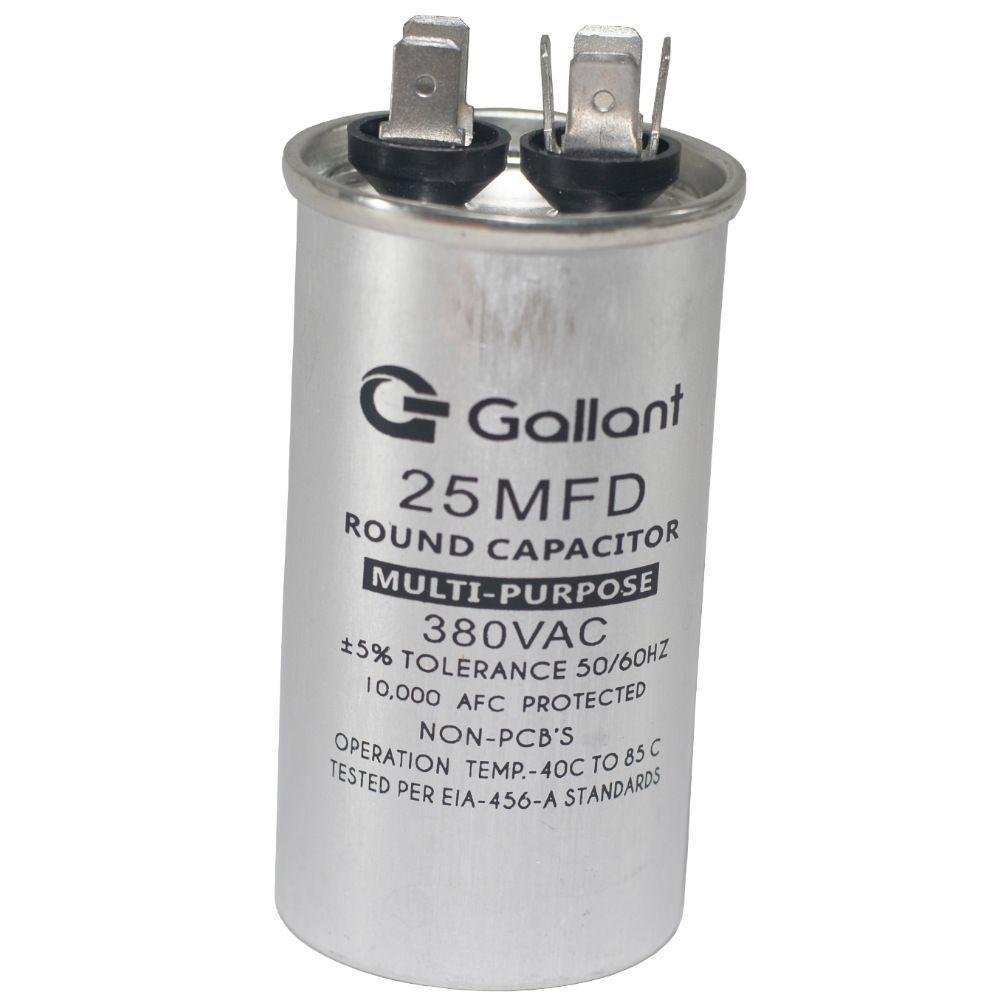 Capacitor CBB65 Gallant 25MF +-5% 380 VAC GCP25S00A-IX380 - Imagem zoom