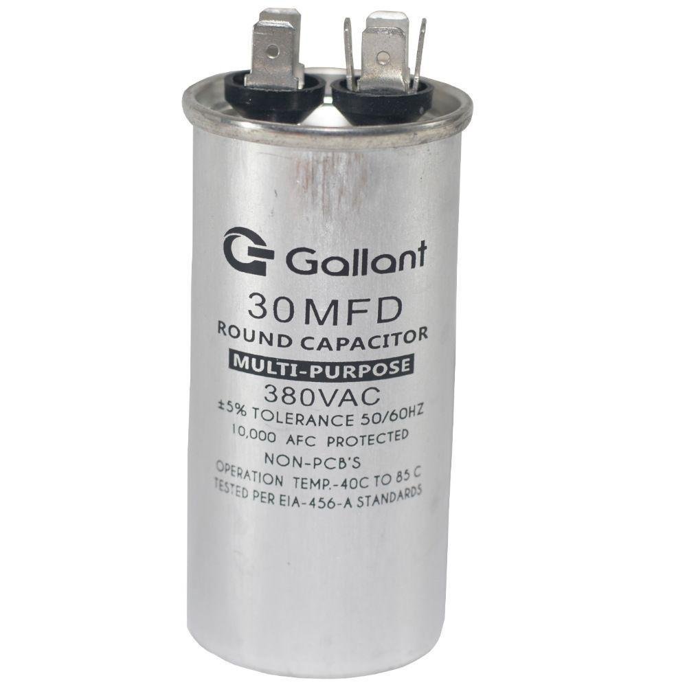 Capacitor CBB65 Gallant 30MF +-5% 380 VAC GCP30S00A-IX380 - Imagem zoom