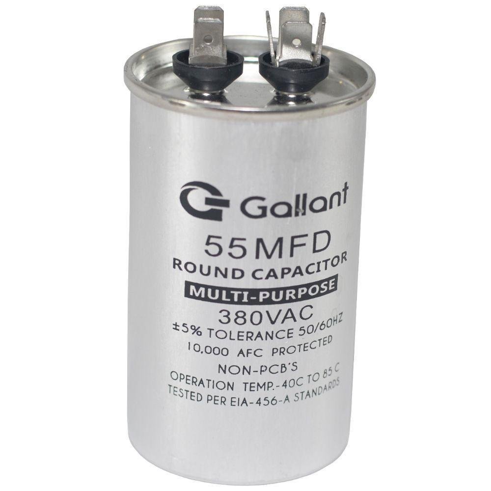 Capacitor CBB65 Gallant 55MF +-5% 380 VAC GCP55S00A-IX380 - Imagem zoom