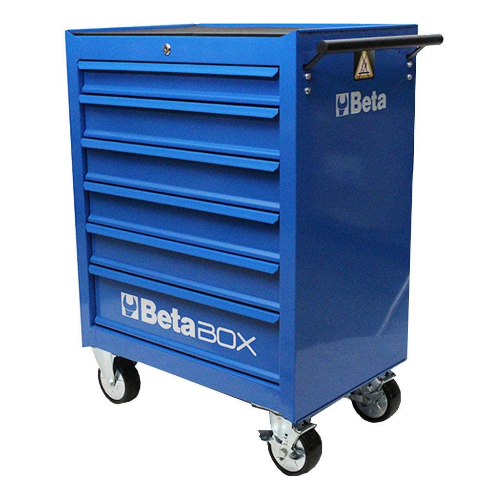 Carrinho de Ferramentas Fechado com 6 Gavetas Beta Box - Azul - C04/B-BOX - BETA-BETA-311933