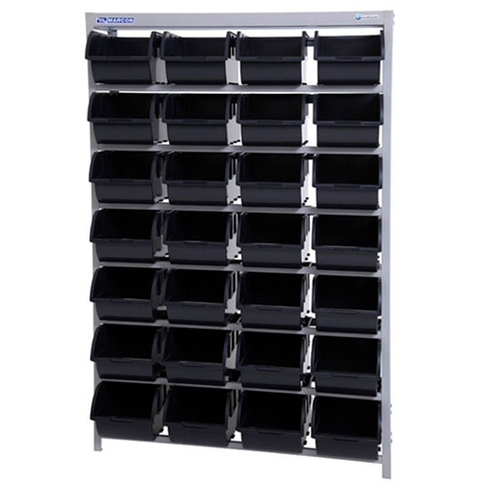 Estante  Desmontável Porta Componentes com com 28 Caixas Nr. 7 Pretas  - Imagem zoom