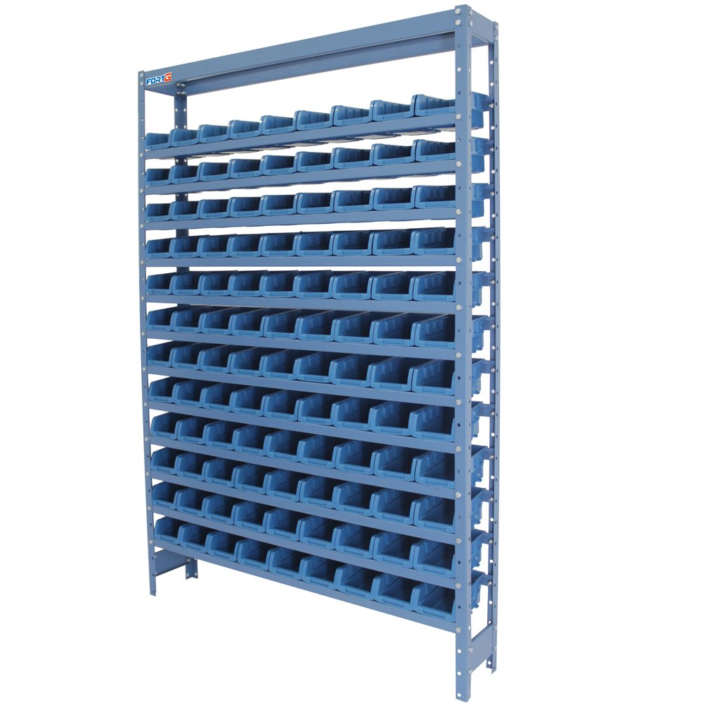 Estante Compacta com 108 Caixas Nr. 3 Azul  - Imagem zoom