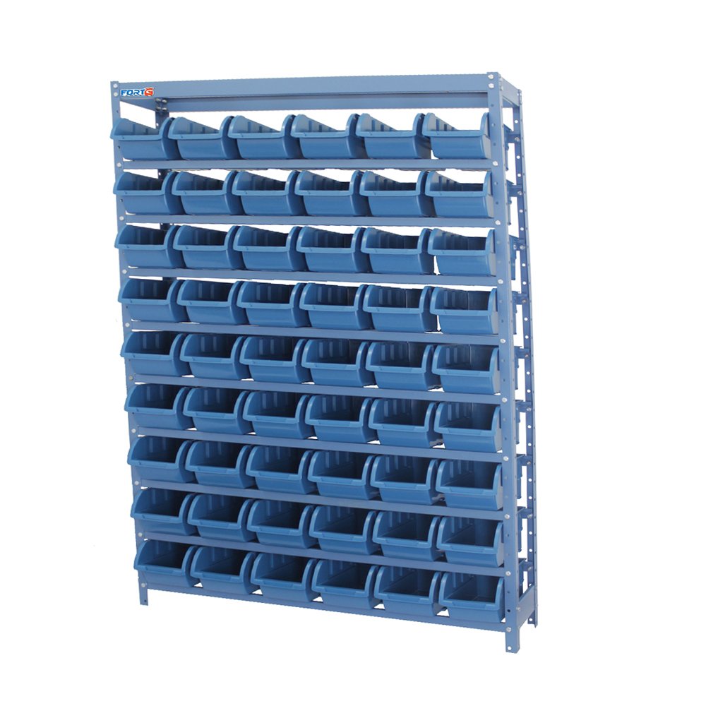 Estante Compacta com 54 Caixas Nr. 5 Azul - Imagem zoom