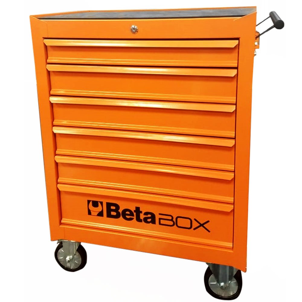 Carro para Ferramentas Laranja Beta Box com 6 Gavetas-BETA-C04-BOX/0