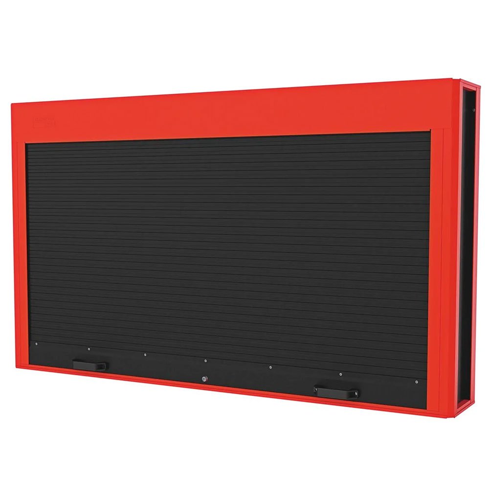 Painel para Ferramentas Vermelho com Persiana Vertical Retrátil em PVC - Imagem zoom