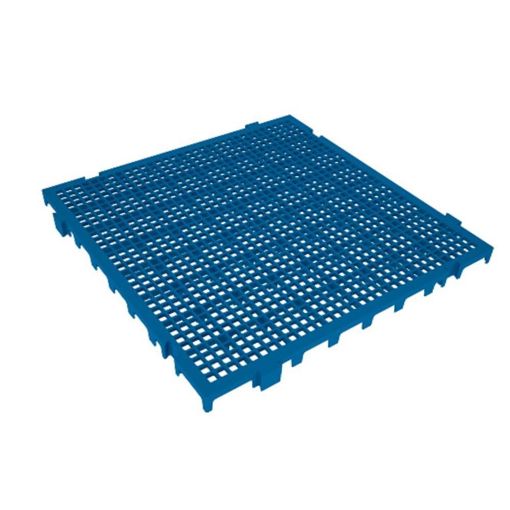 Piso Modular Azul em Plástico 50x50x2,6 Presto - Imagem zoom