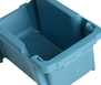Kit com 20 Gavetas Plásticas Prática Empilhável Nr. 3 Azul PRESTO-K4654 - Imagem