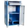 Rack Fechado Azul com 2 Gavetas - Imagem 3