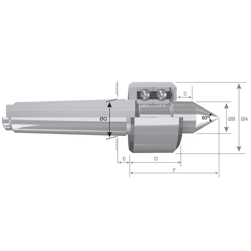 Ponta Rotativa CM-3 Standard C-203 - Imagem