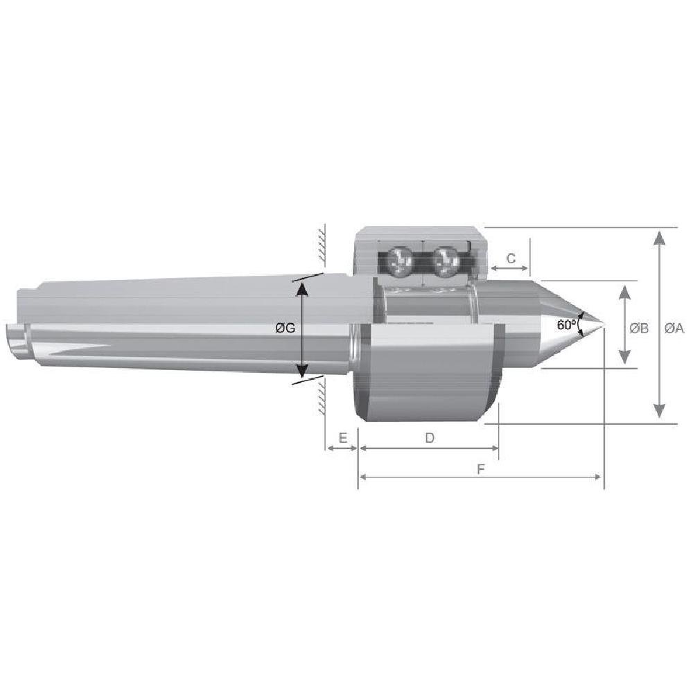 Ponta Rotativa CM-5 Standard C-205 - Imagem