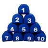 Jogo de Prismas Numerados 1 a 10 Azul - Imagem 1