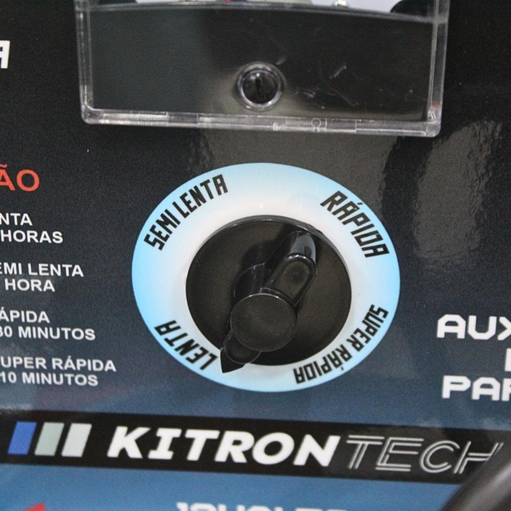 CARREGADOR DE BATERIA PORTATIL 50A 12V - 40.00.02  - KITRON - Imagem