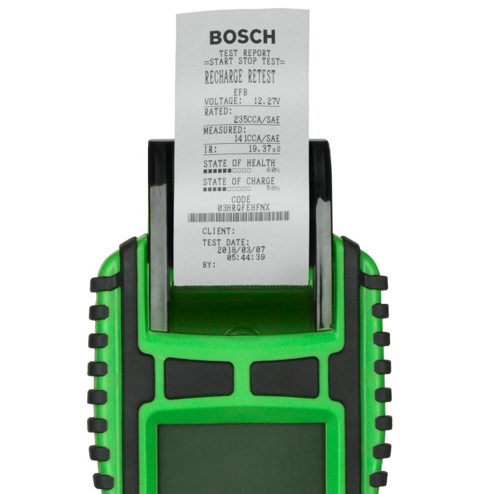 Testeur de batterie BAT 135 avec imprimante intégrée 1699200244 BOSCH