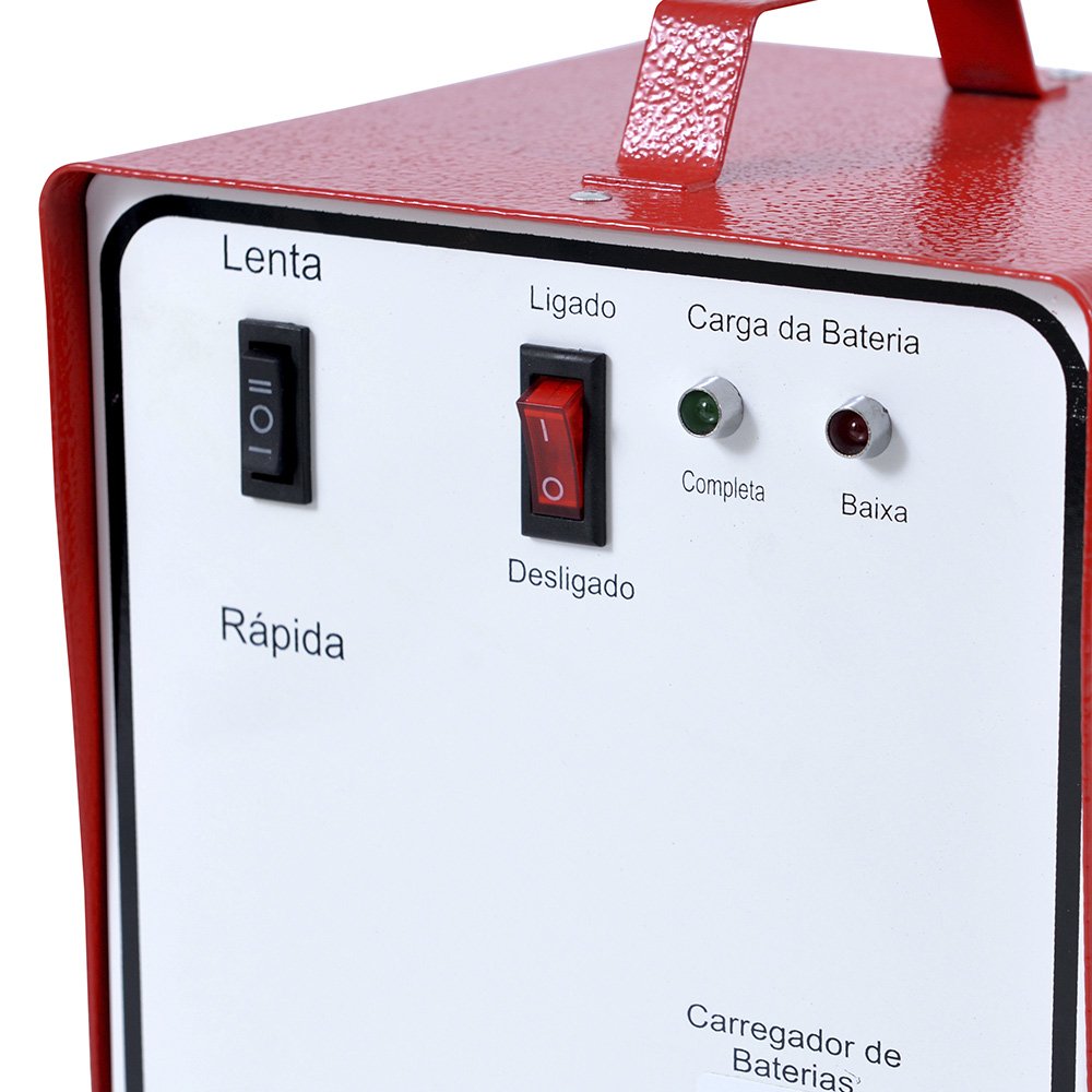 Carregador de Baterias Portátil 12V 20Ah 110V CENTER-TI-CBC-1220 - Imagem