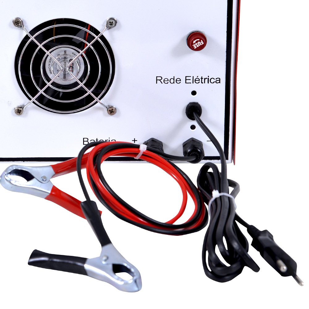 Carregador de Baterias Portátil 12V 20Ah 110V CENTER-TI-CBC-1220 - Imagem