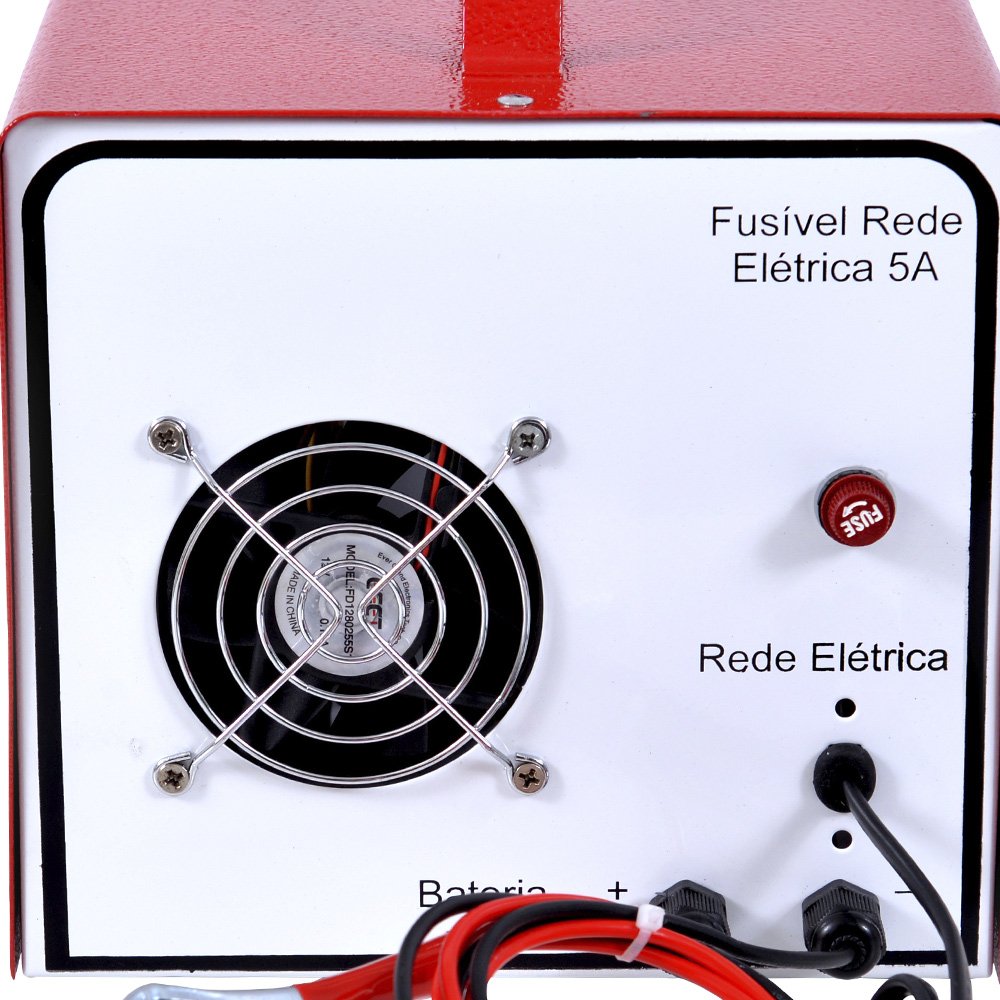 Carregador de Baterias Portátil 12V 20Ah 110V CENTER-TI-CBC-1220 - Imagem
