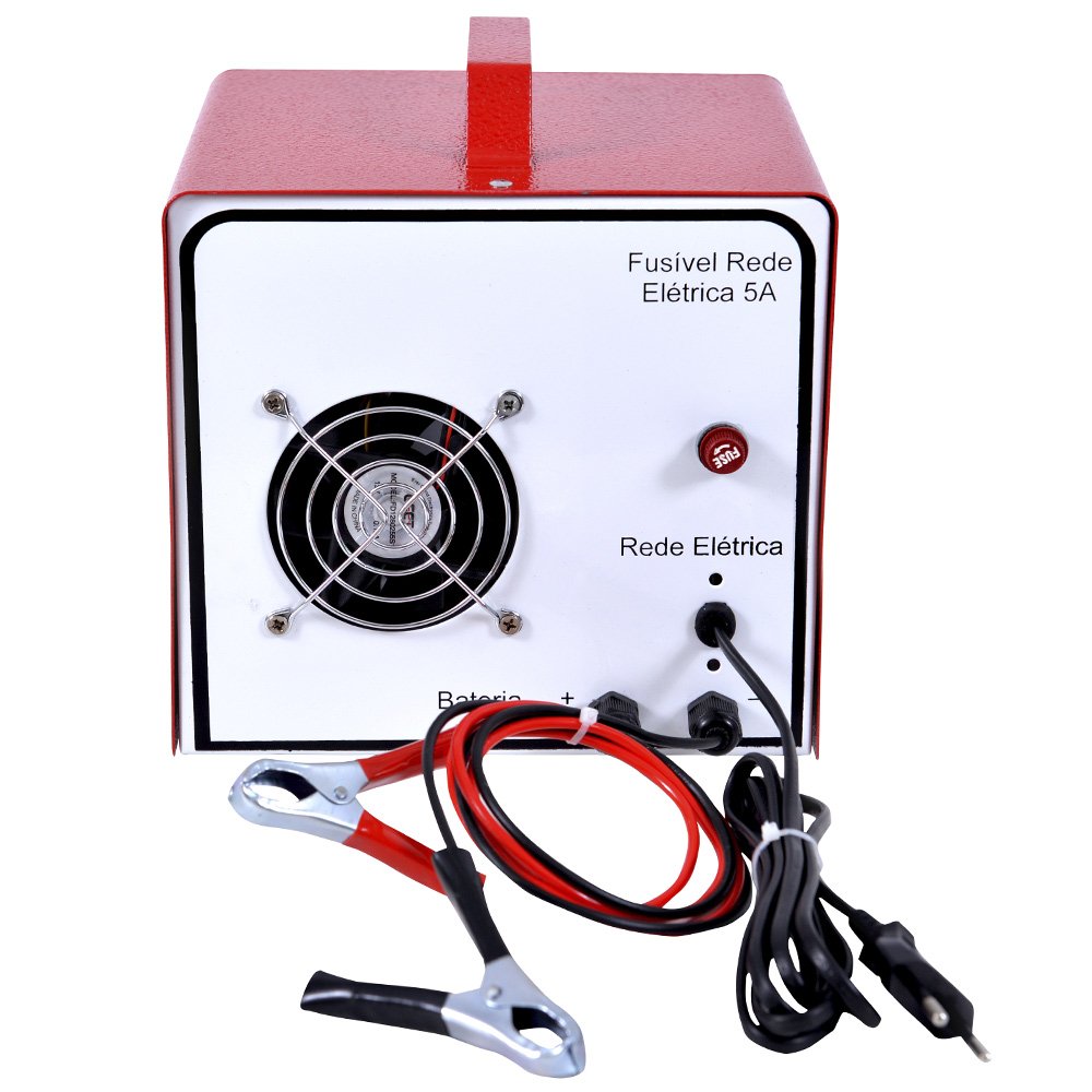 Carregador de Baterias Portátil 12V 20Ah 220V CENTER-TI-CBC-1220 - Imagem
