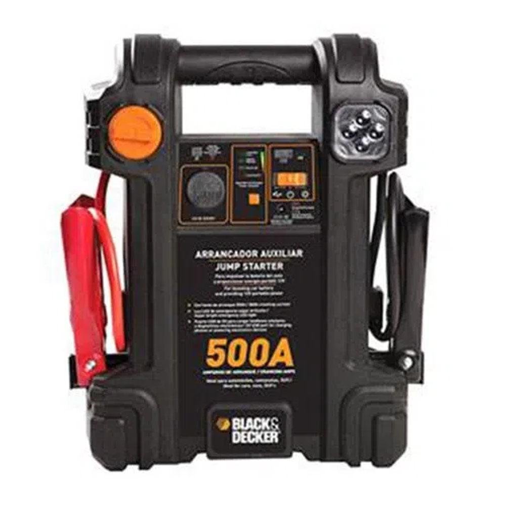 Auxiliar De Partida Veicular Portatil Com Luz De Emergencia 12V 500A - Js500S-Br - Black&Decker - Imagem zoom