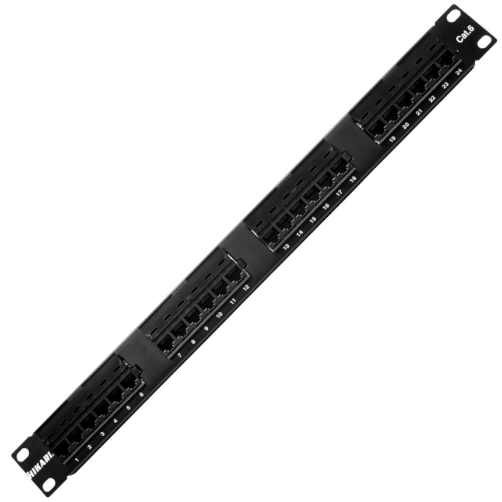 Patch Panel Universal com 24 Portas CAT-6 - Imagem zoom