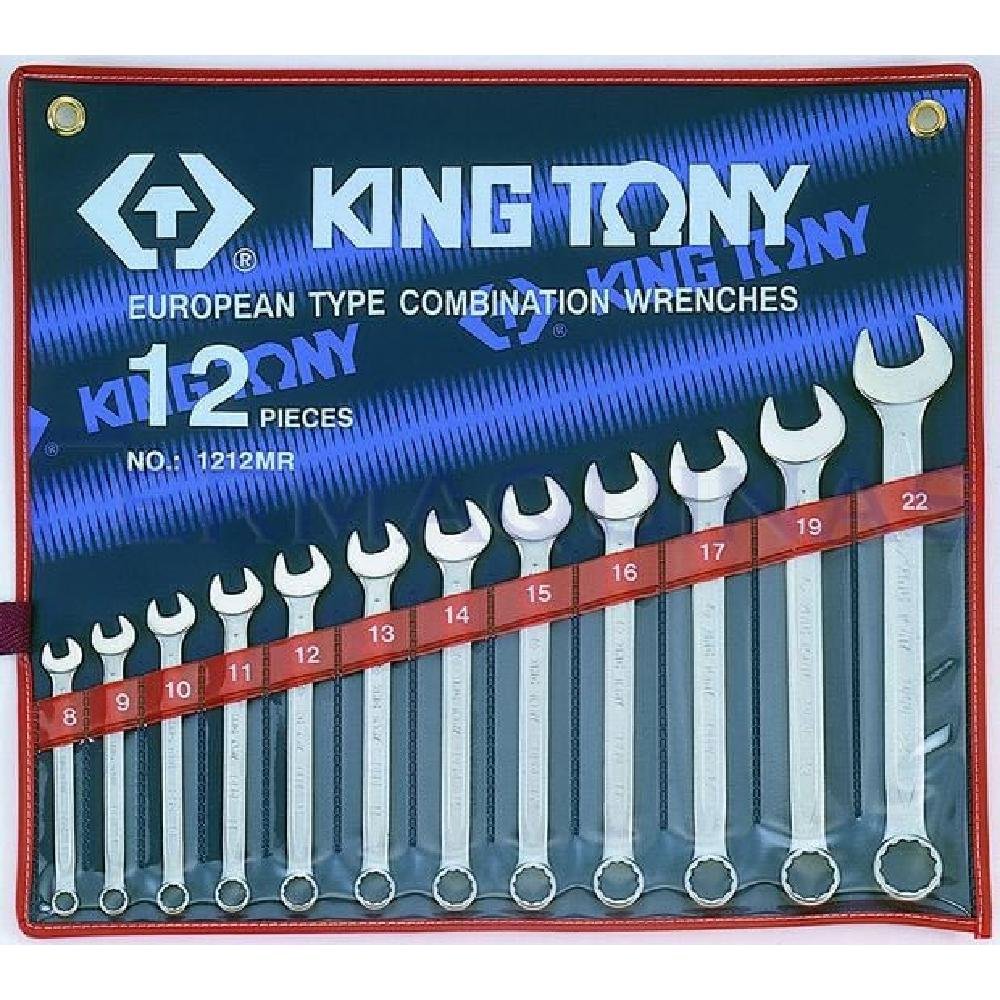 Jogo de Chave Combinada 8 22 mm (12 Pçs) - KING TONY-KINGTONY-262466