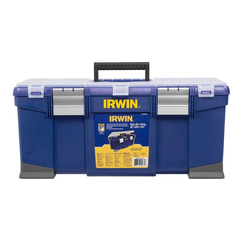 Caixa Plástica com Organizador Externo 19´´ 22´´ IRWIN IWST22080-LA-IRWIN-280397