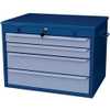 Caixa Gabinete Azul com 4 Gavetas - Imagem 1