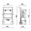 Carro para Ferramentas Tipo Trolley com 3 Módulos - C42H - Imagem 2