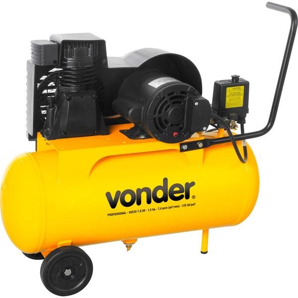 Compressor de ar VDCSI 7,4/30, monofásico, 220 V ~, -VONDER-6829774133