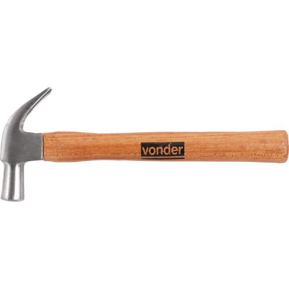 Martelo unha 27mm aço forjado polido cabo madeira - Vonder-Vonder-331890