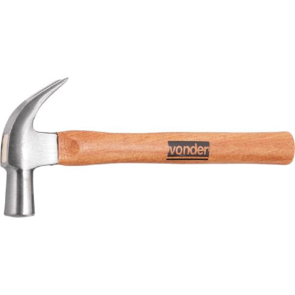 Martelo unha 29mm aço forjado polido cabo madeira - Vonder-Vonder-332036
