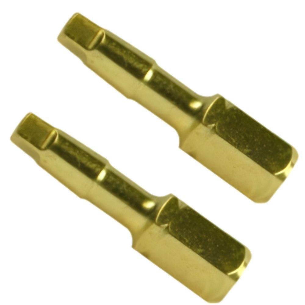 2 Ponta Bits de Torção Quadrado SQ3 x 25 mm com Encaixe Hexagonal - Imagem zoom