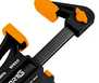 Kit com 8 Grampos Aperto Rápido Speed 4Pol./6Pol./24Pol. Preto FORTGPRO-K8081 - Imagem