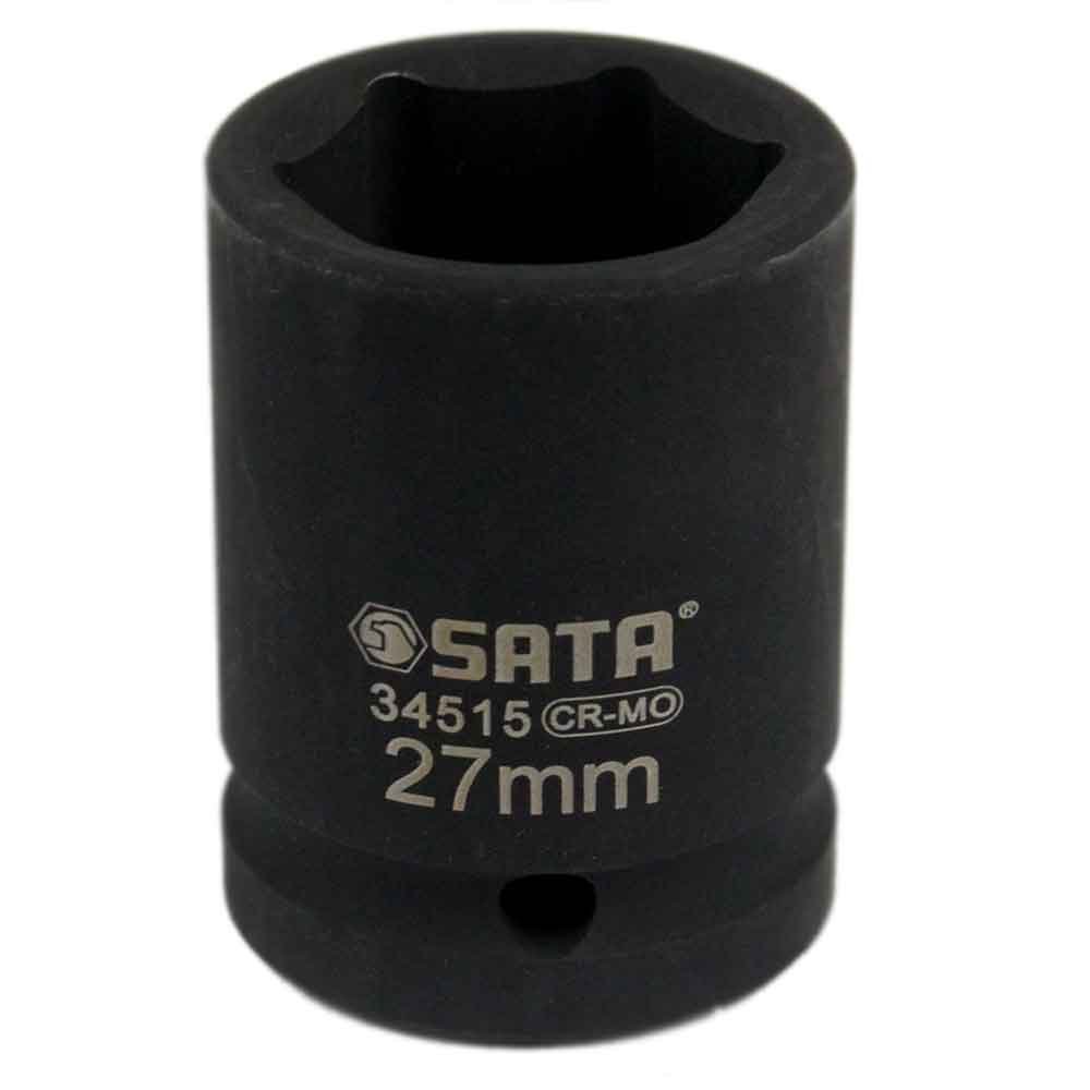 Soquete de Impacto Sextavado de 27mm com Encaixe de 3/4 Pol.-SATA-ST34515SC