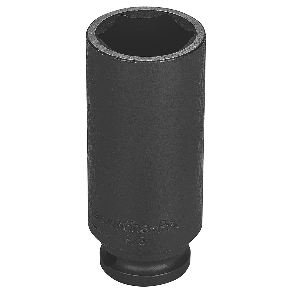 Soquete de Impacto Sextavado Longo Cr-Mo 20mm com Encaixe 38 Pol