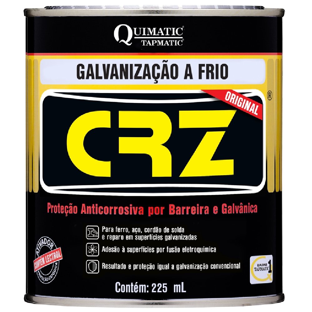 Galvanização Instantânea a Frio CRZ 225ml-QUIMATIC-DB1