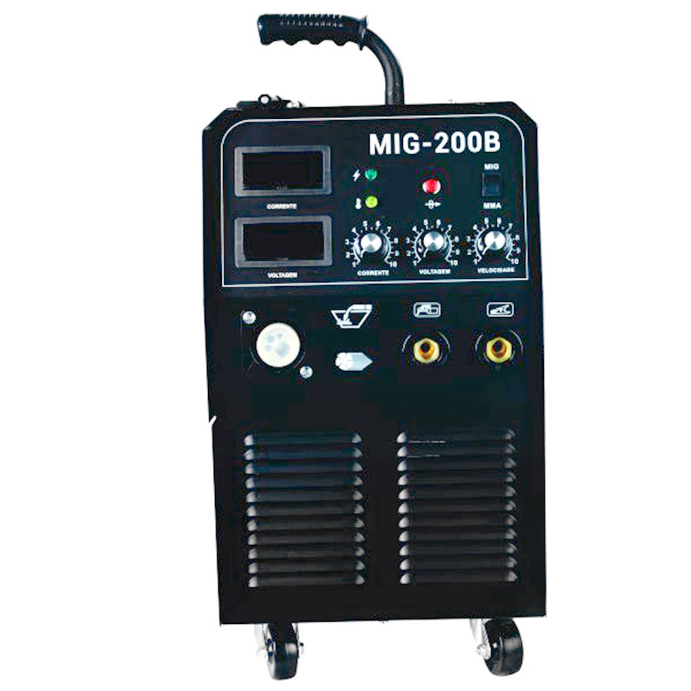 Máquina de Solda Multiprocesso MIG/TIG/MMA Display Digital 200A Mono  com Tocha - Imagem zoom