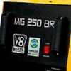 Máquina de Solda Mig 250 BR 250A  com Tocha V8 Brasil 110473 + Esquadro Magnético Triangular para Soldagem 35Kg FG4710 - Imagem 3