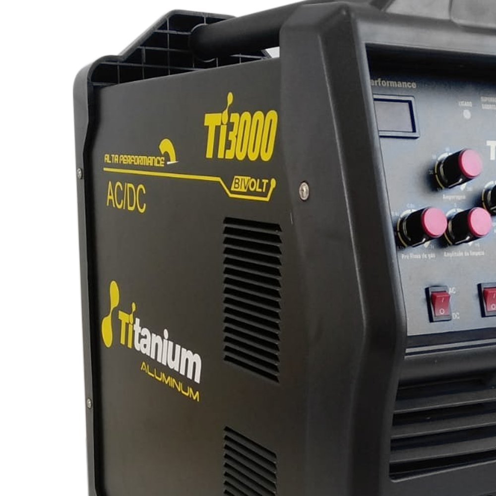 Máquina Inversora de Solda Tig-3000 AC/DC 200A Bivolt com Display Digital, Pedal e Tocha - Imagem zoom