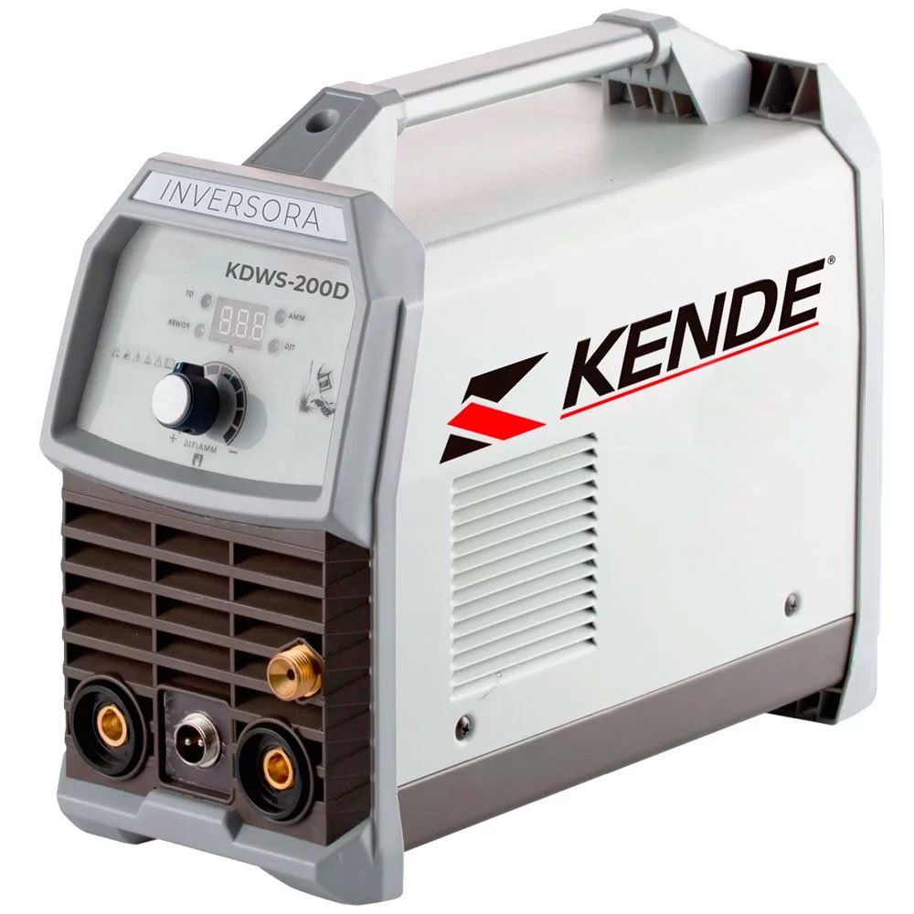 Máquina de Solda Inversora TIG Monofásico 200A 220V  -KENDE-50001020042