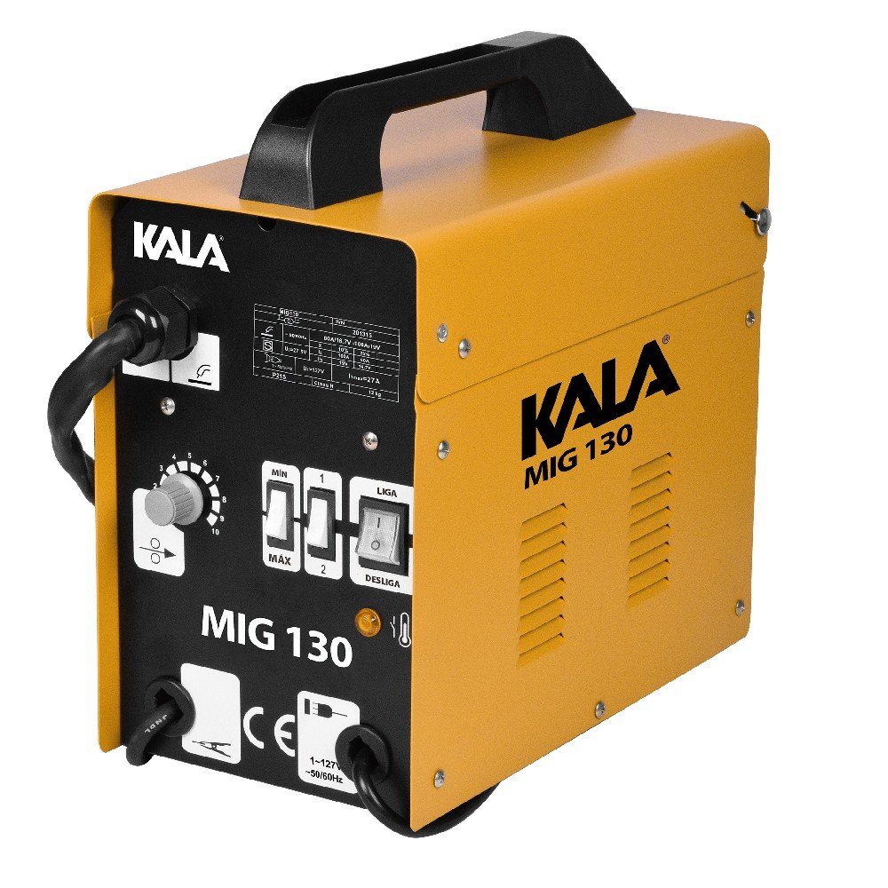 Máquina de Solda Mig 0,6 a 0,9mm 110V -KALA-MAQ201