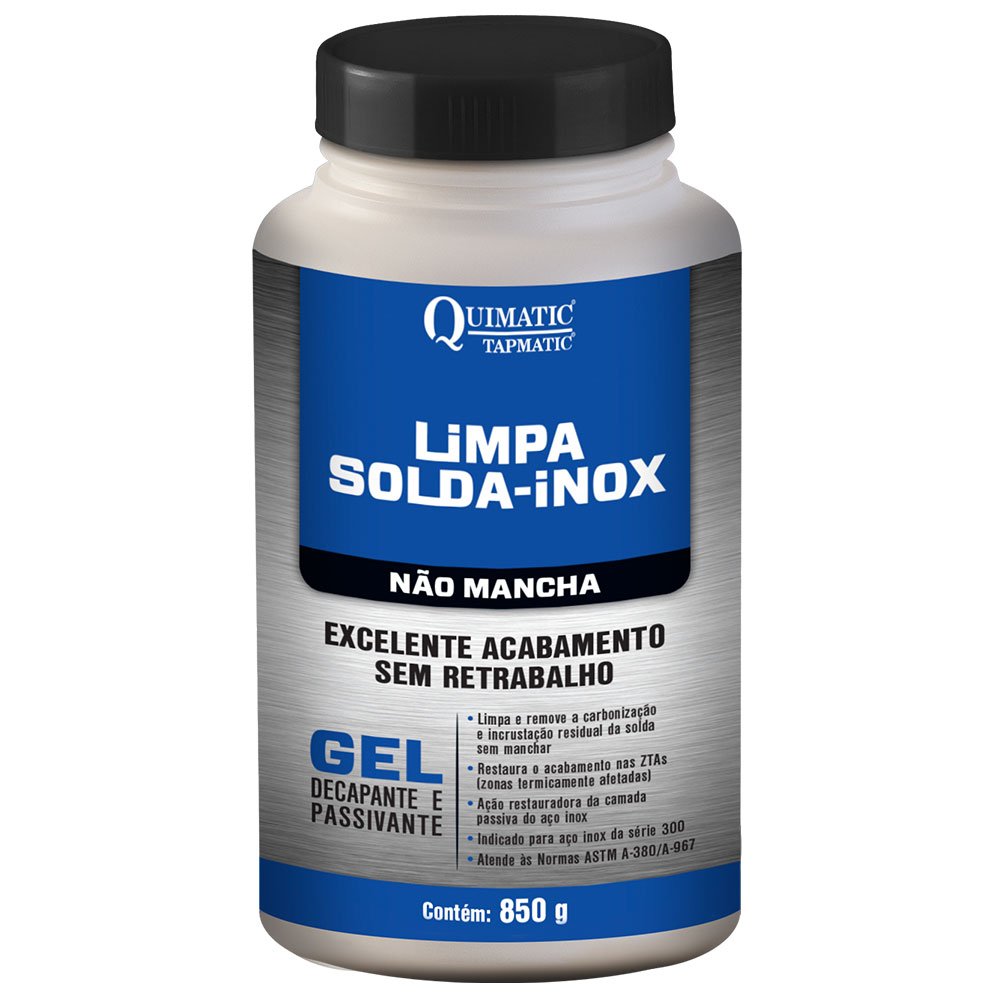Gel Decapante Limpa Solda Inox 850g-QUIMATIC-LS1