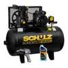 Compressor Mono Industrial Schulz MONOCSL10BR + Parafusadeira de Impacto Pneumática FortG Pro FG3300 + Óleo  - Imagem 1