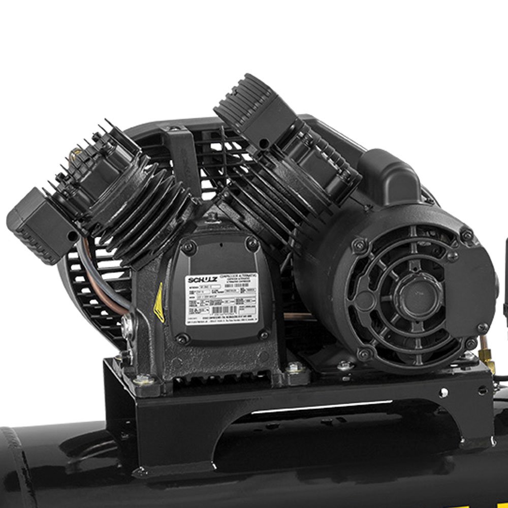 Compressor de Ar 10 Pés 100L 2HP 140PSI Monofásico  - Imagem zoom