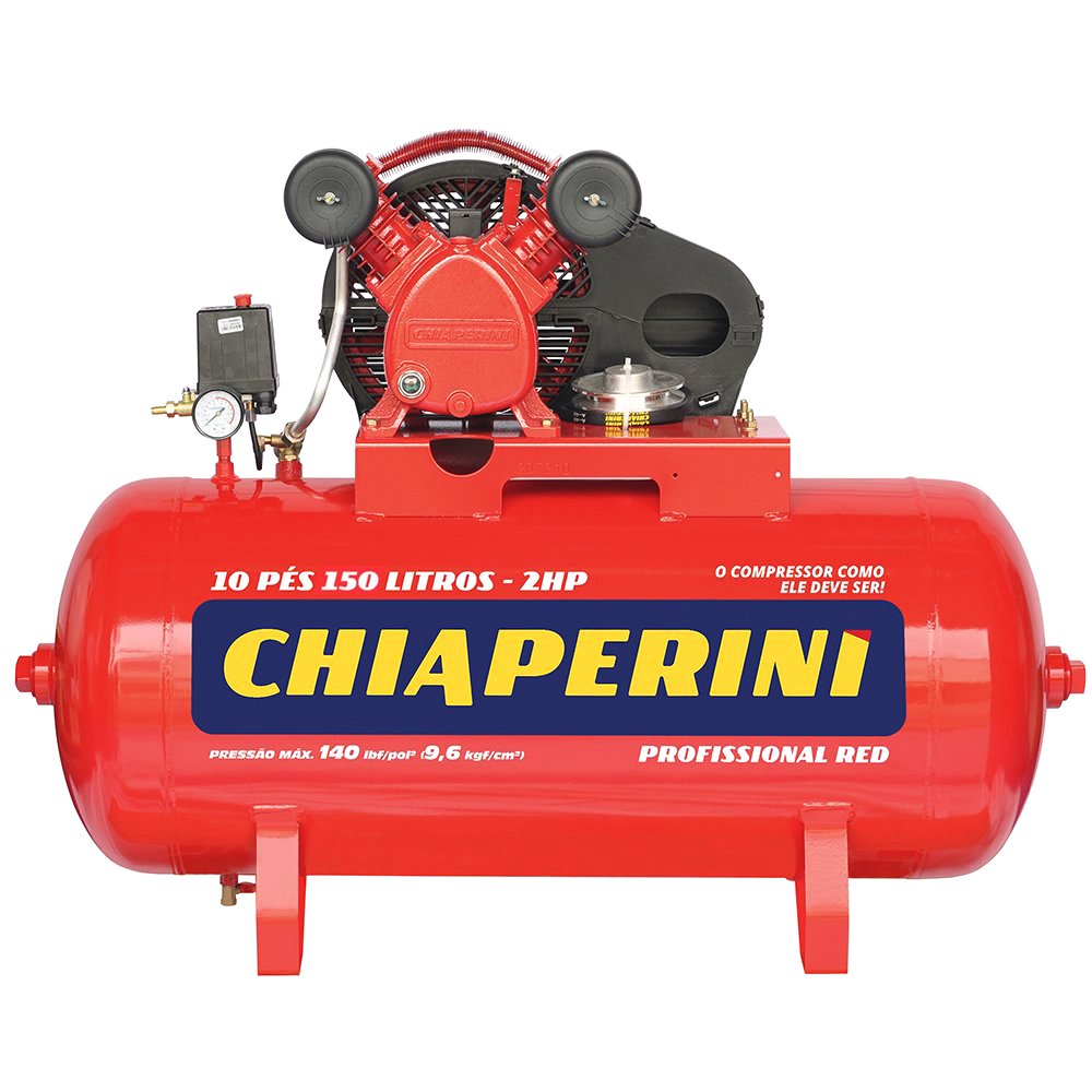Compressor de Ar sem Motor Média Pressão Red 10 Pés 150 Litros-CHIAPERINI-19608