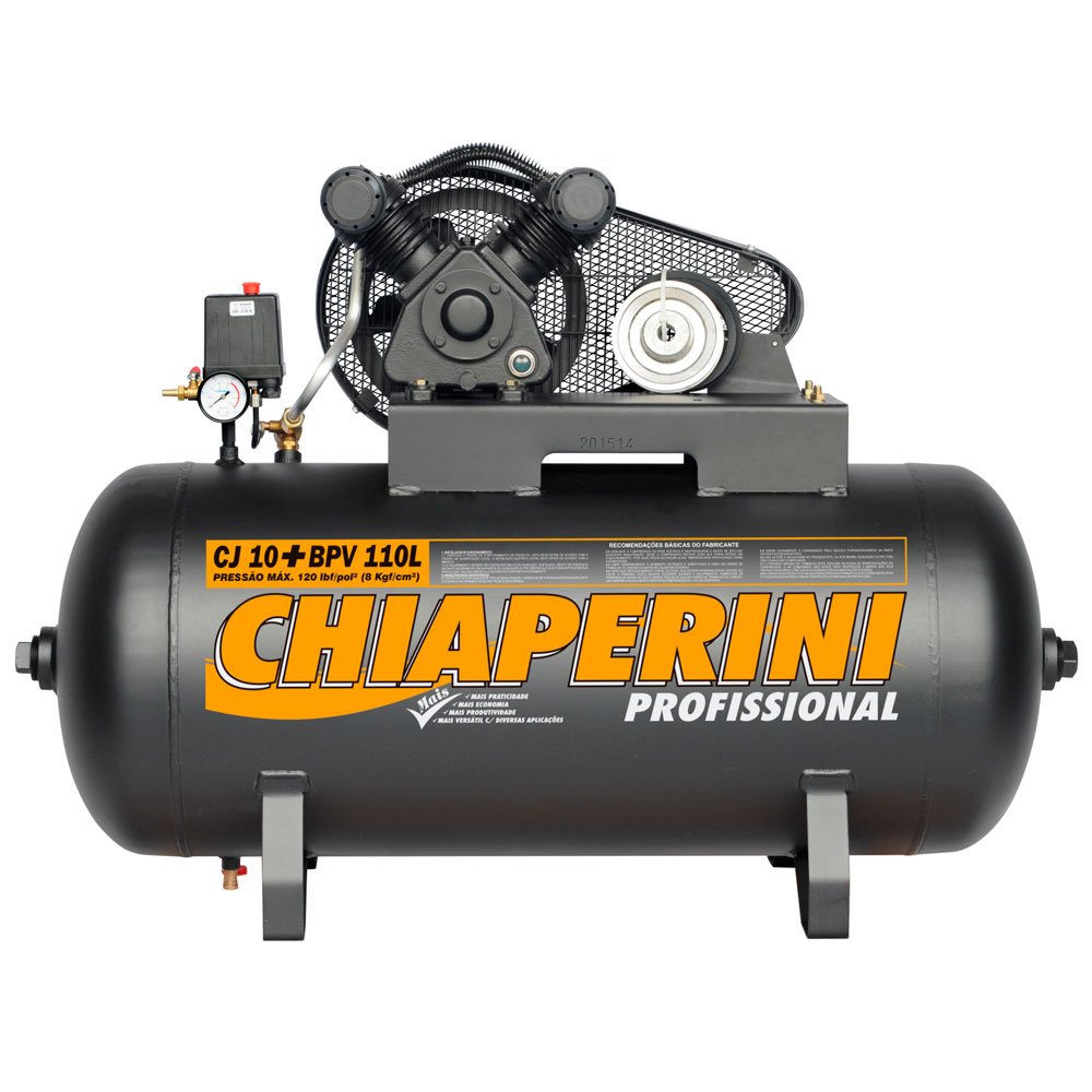 Compressor de Ar Baixa Pressão 10 Pés 110 Litros sem Motor-CHIAPERINI-645