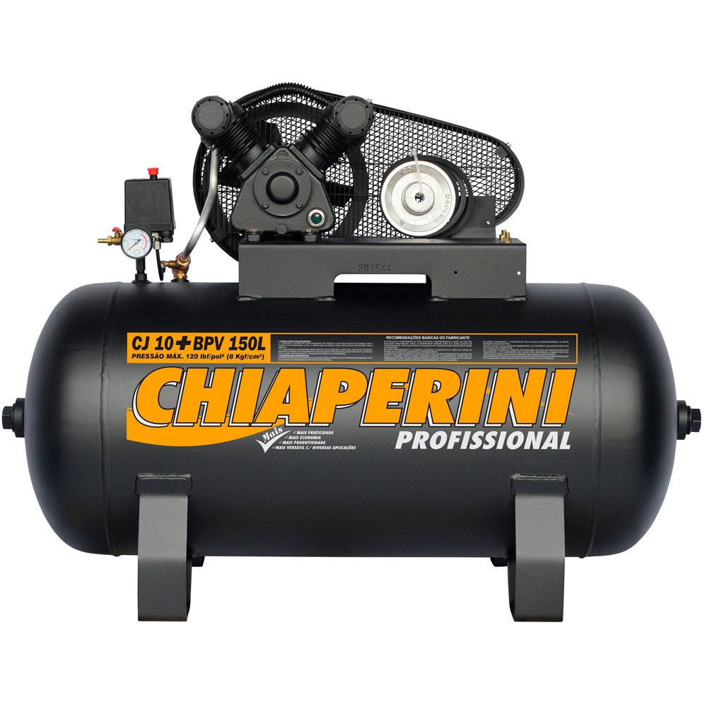 Compressor De Ar Baixa Pressão Profissional 10 Pés 150 Litros sem Motor -CHIAPERINI-648