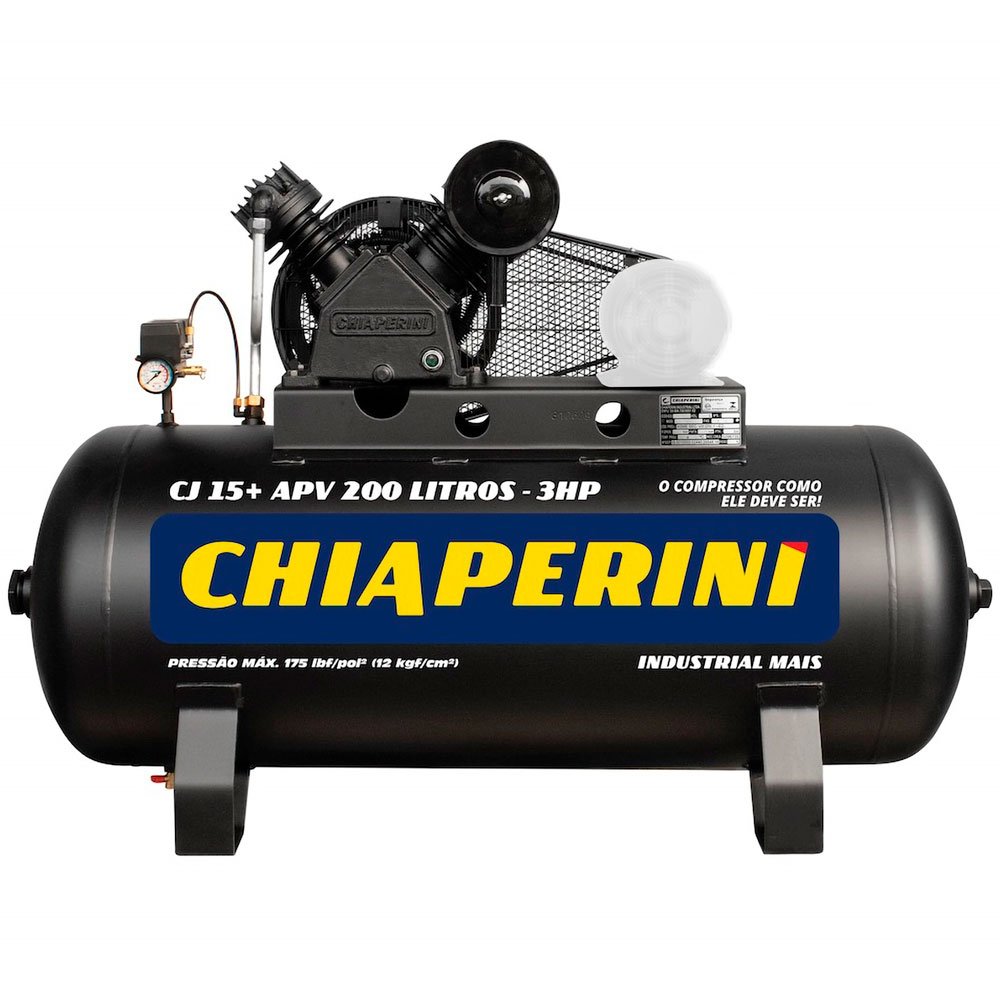 Compressor de Ar Alta Pressão CJ15+ APV 200L 15 Pés  175PSI sem Motor - Imagem zoom