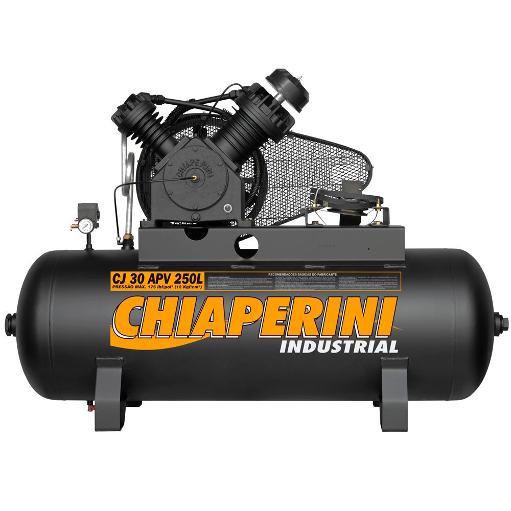 Compressor de Ar Alta Pressão Industrial CJ30 APV 30 Pés 250L 175PSI sem Motor-CHIAPERINI-703